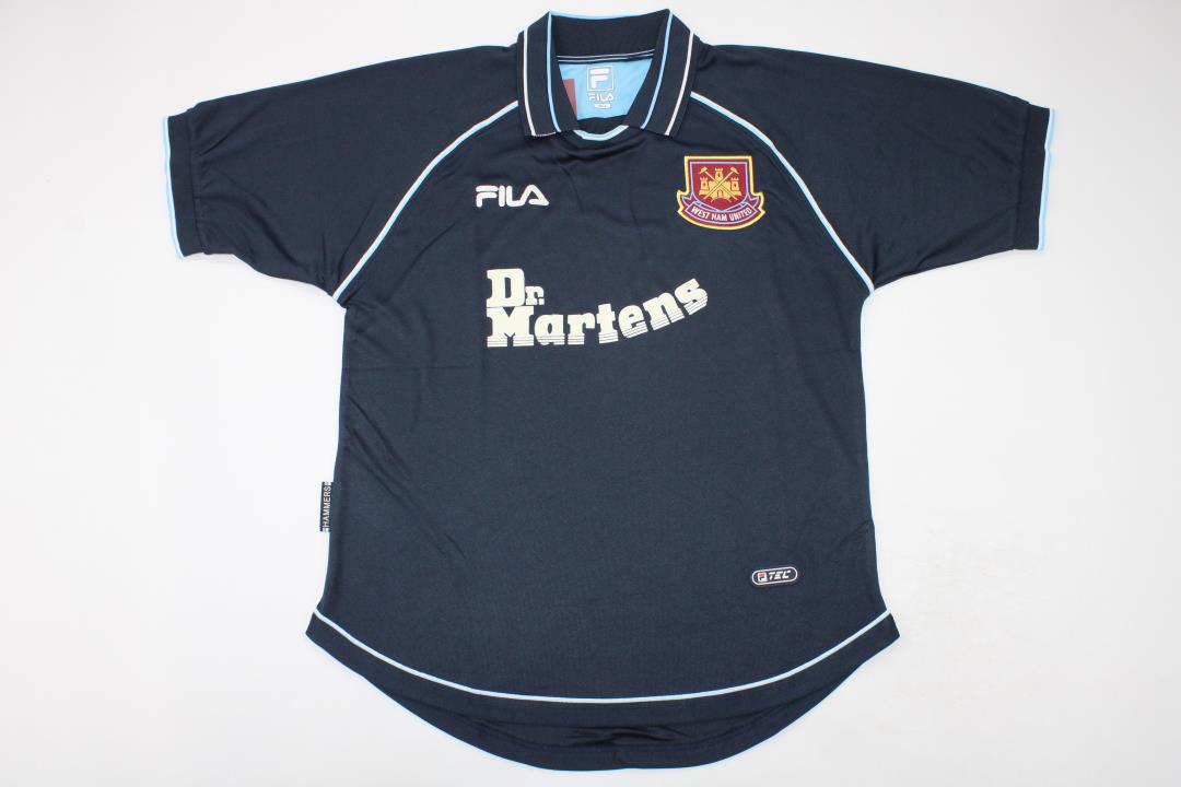 AAA Quality Westham 99/01 Third Dark Blue Soccer Jersey